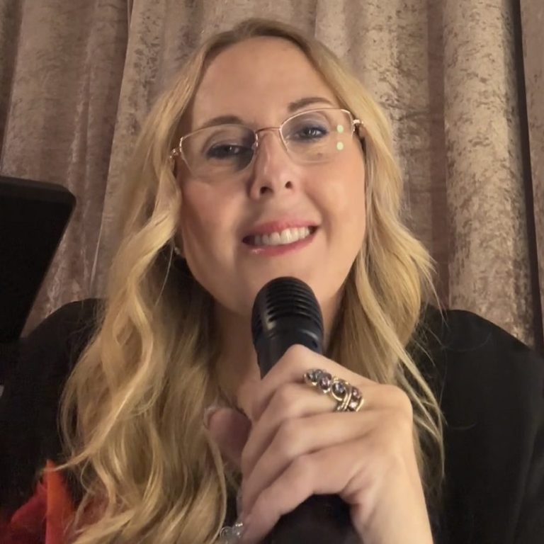 Singing in to a microphone